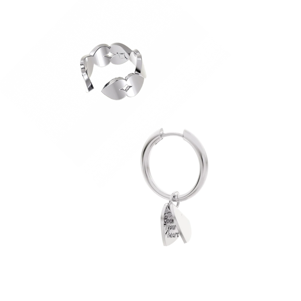 Ear Styling Hearts Set