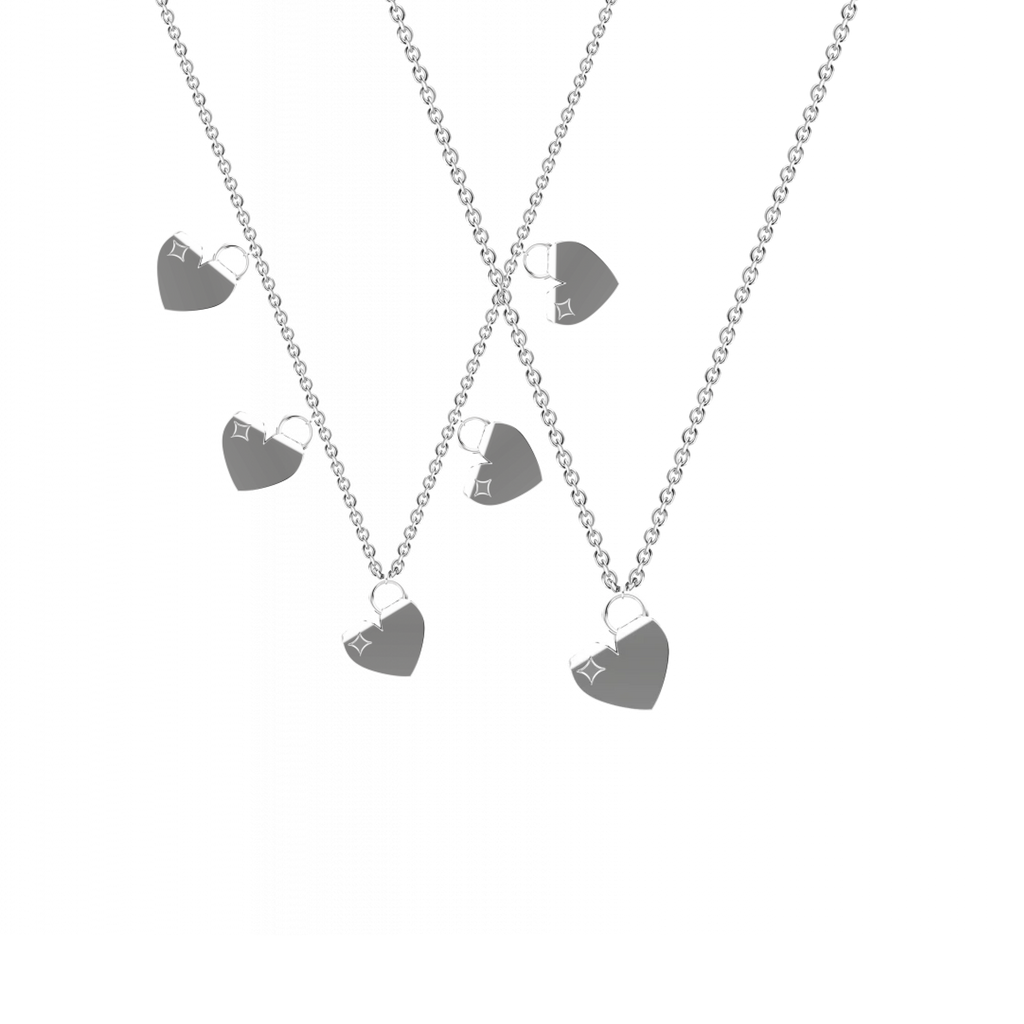 Heart's Necklace Set