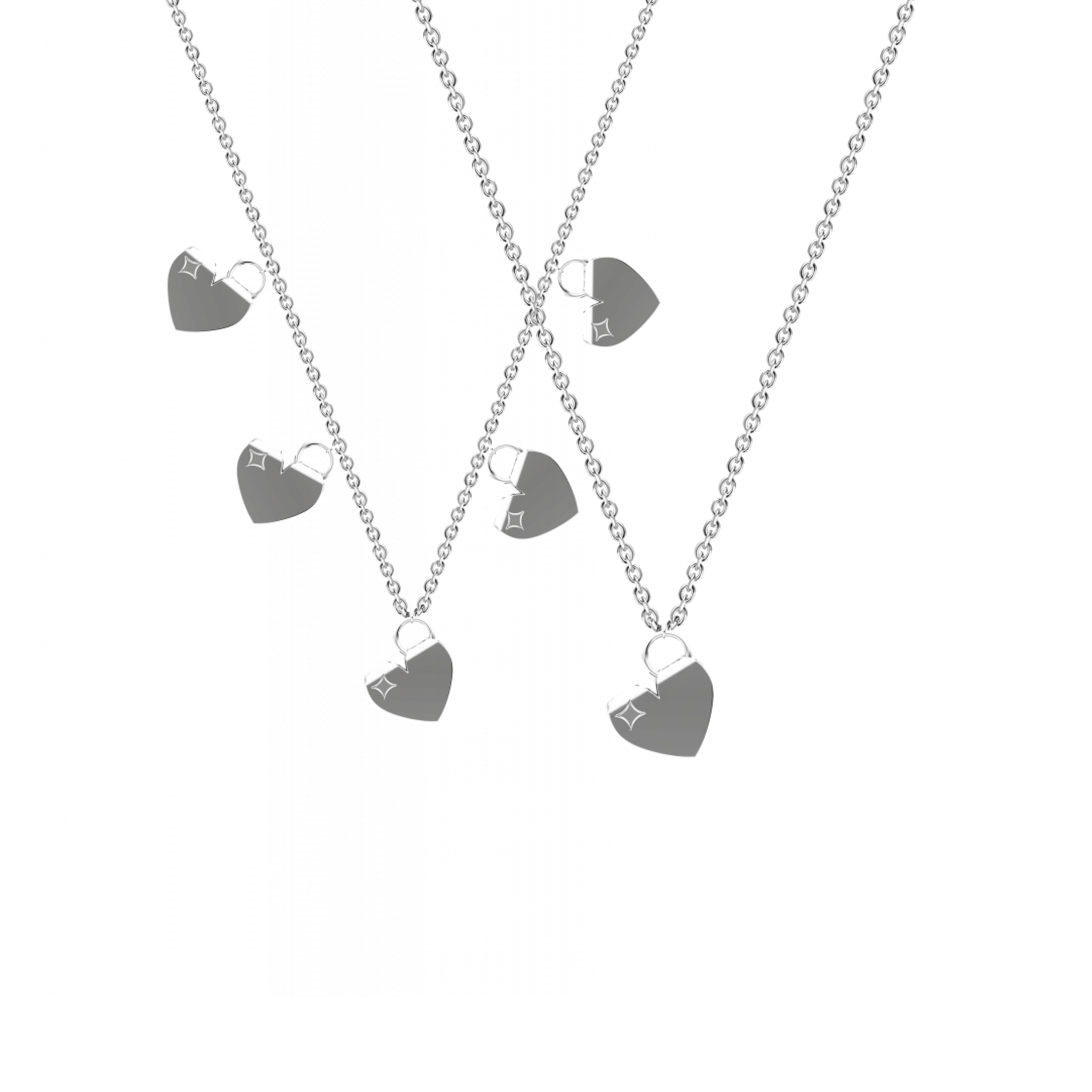 Heart's Necklace Set