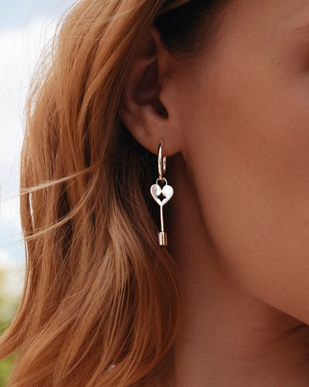 Kółka w kształcie kluczy i serduszek