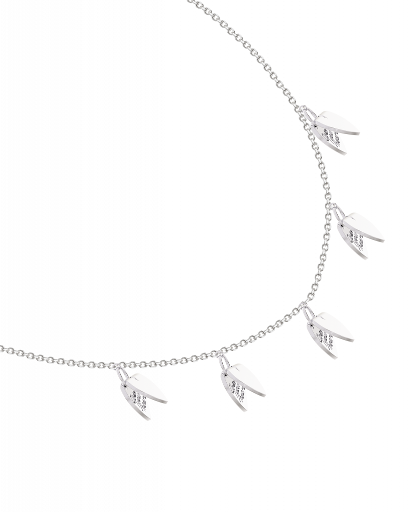 Five Hearts Necklace