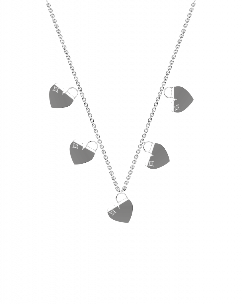 Five Hearts Necklace
